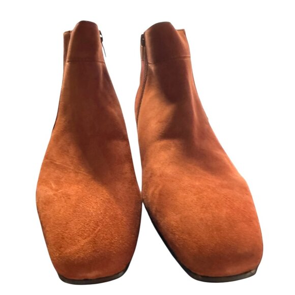 Giorgio Brutini Private Collection Men's Rust Suede Ankle Boots 8.5 NWB - Picture 2 of 9